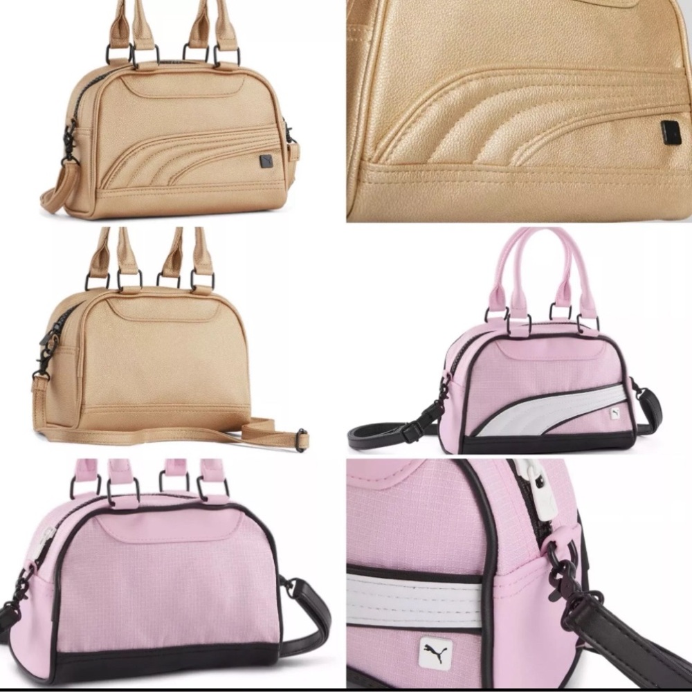 New! 2x Mini PUMA BAGS! Clutch/Crossbody Purse! Adjustable Straps*FREE SHIPPING*
